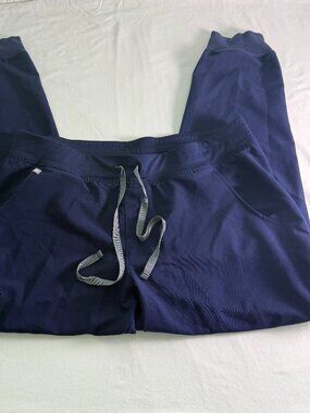 FIGS Navy Blue Jogger Scrub Pants XL Technical Collection Drawstring